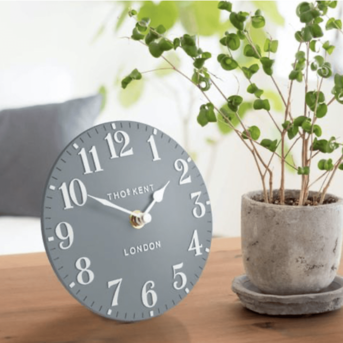 Thomas Kent - Arabic Flax Blue Mantel Clock